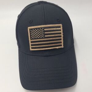 Propper Hat Snapback Black Brown American Flag Patch Ripstop Tactical USA Men